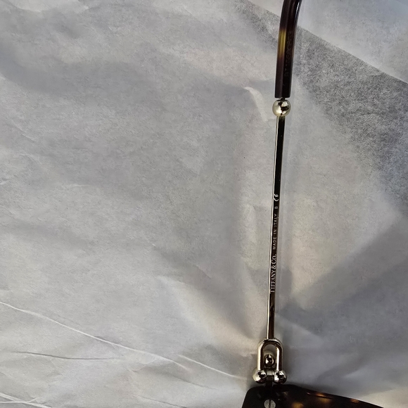 Tiffany & Co. Brown Sunglasses with Gradient Lenses and Gold Accents - Picture 5 of 6